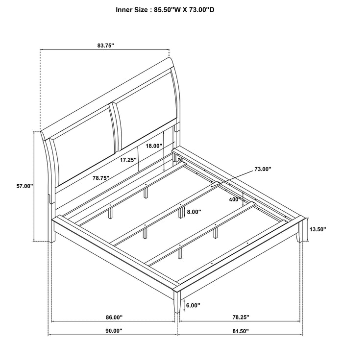 Bexhill 5 Pc Bedroom Set - VIP FURNITURE (NJ)