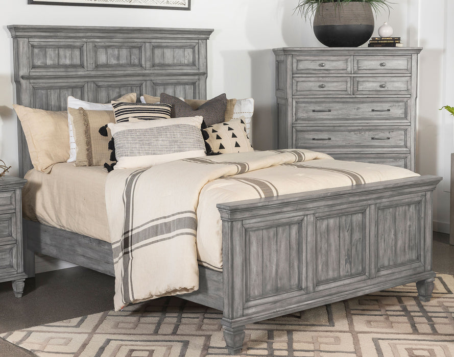 Avenue Panel Bed Grey - VIP FURNITURE (NJ)