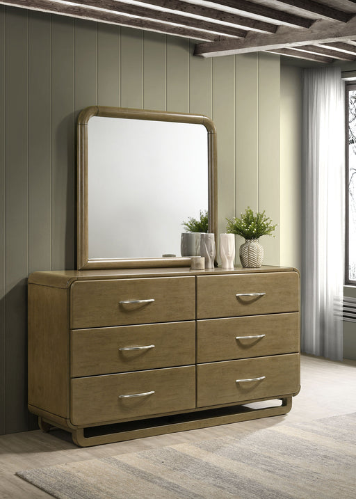 Amsbury Dresser With Mirror - VIP FURNITURE (NJ)
