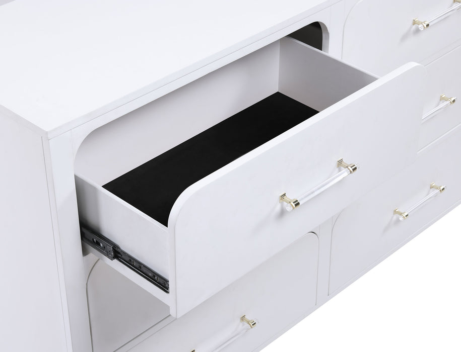 Anastasia Dresser With Mirror - VIP FURNITURE (NJ)