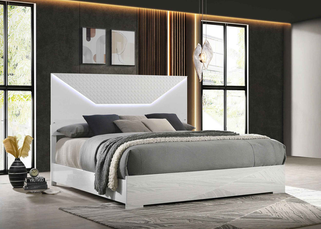 Ives Panel Bed with LED Lighting
