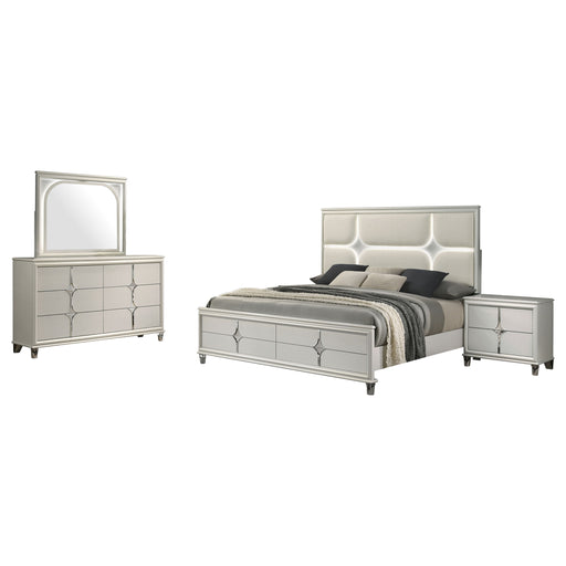 Olivia 4 Pc Bedroom Set - VIP FURNITURE (NJ)