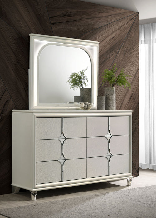 Olivia Dresser With Mirror - VIP FURNITURE (NJ)