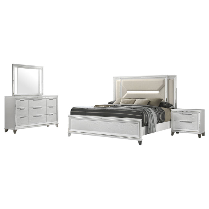 Marmore 4 Pc Bedroom Set - VIP FURNITURE (NJ)