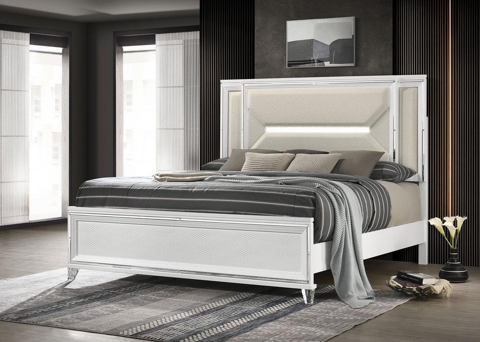Marmore Queen Bed - VIP FURNITURE (NJ)