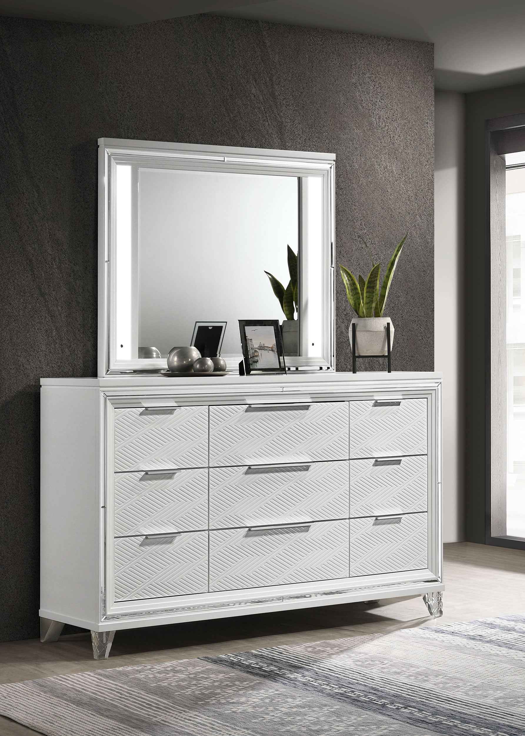 Marmore Dresser with Mirror