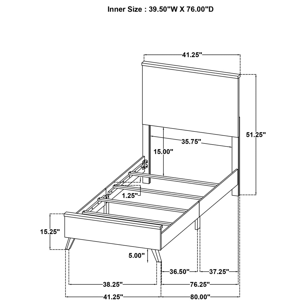 Kaywood Panel Bed