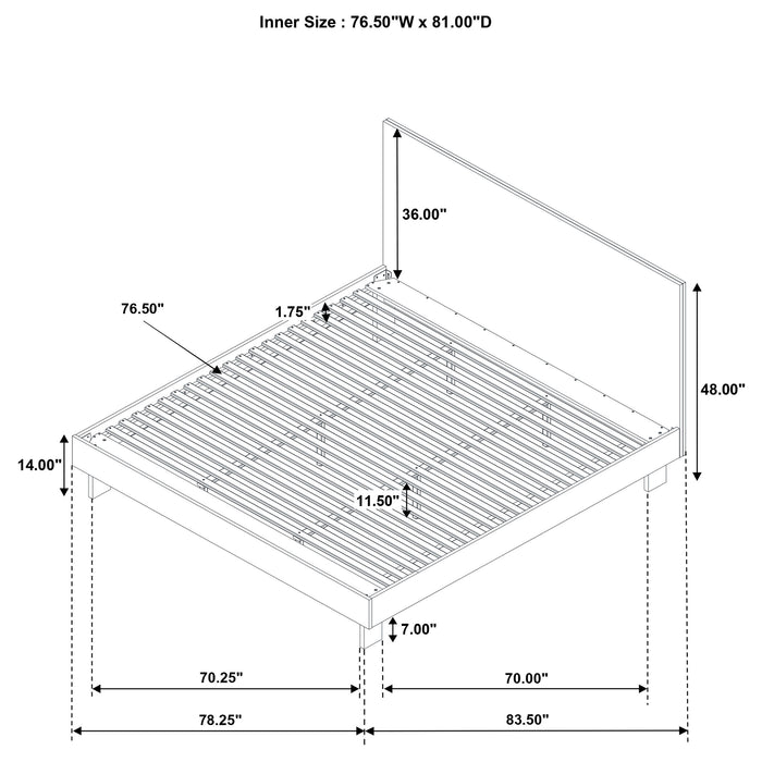 Glenwood 4 Pc Bedroom Set - VIP FURNITURE (NJ)