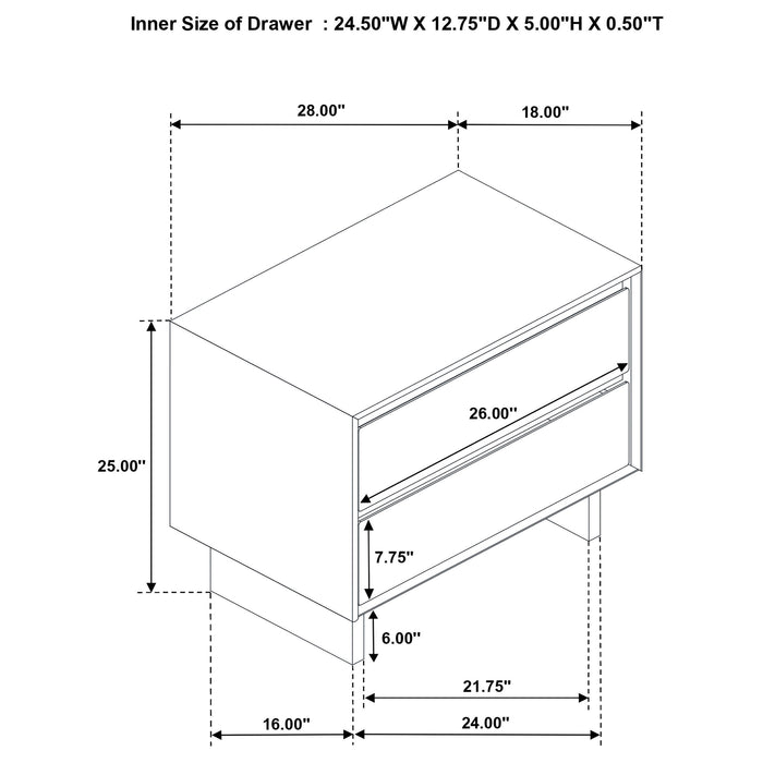 Glenwood 4 Pc Bedroom Set - VIP FURNITURE (NJ)