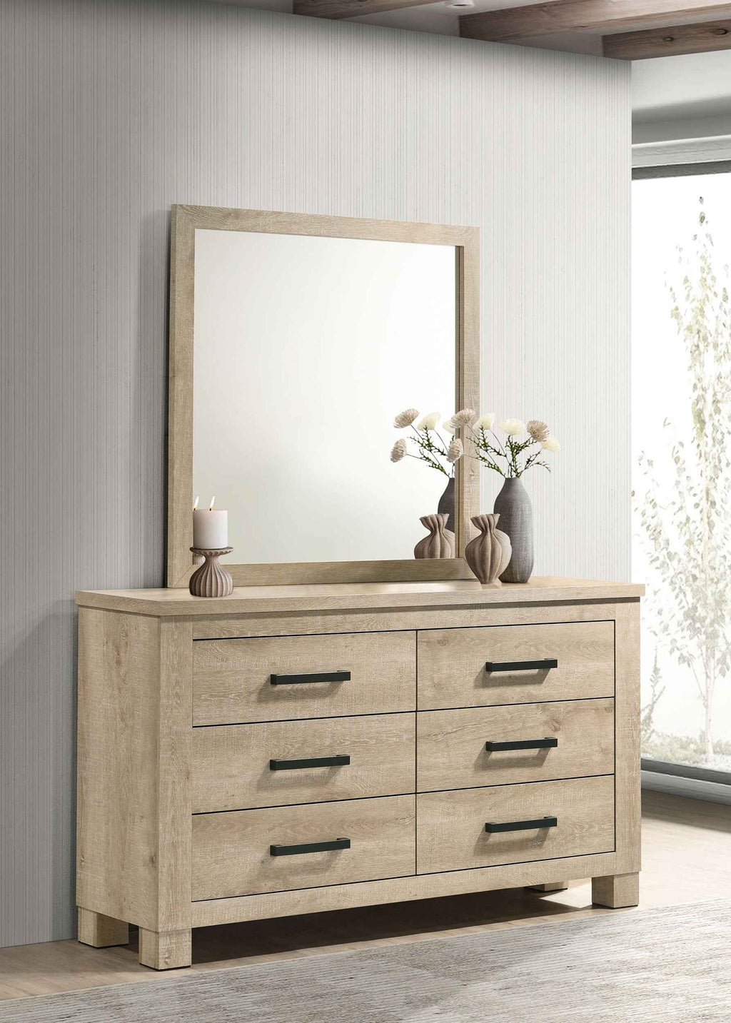 Oakglen Dresser with Mirror