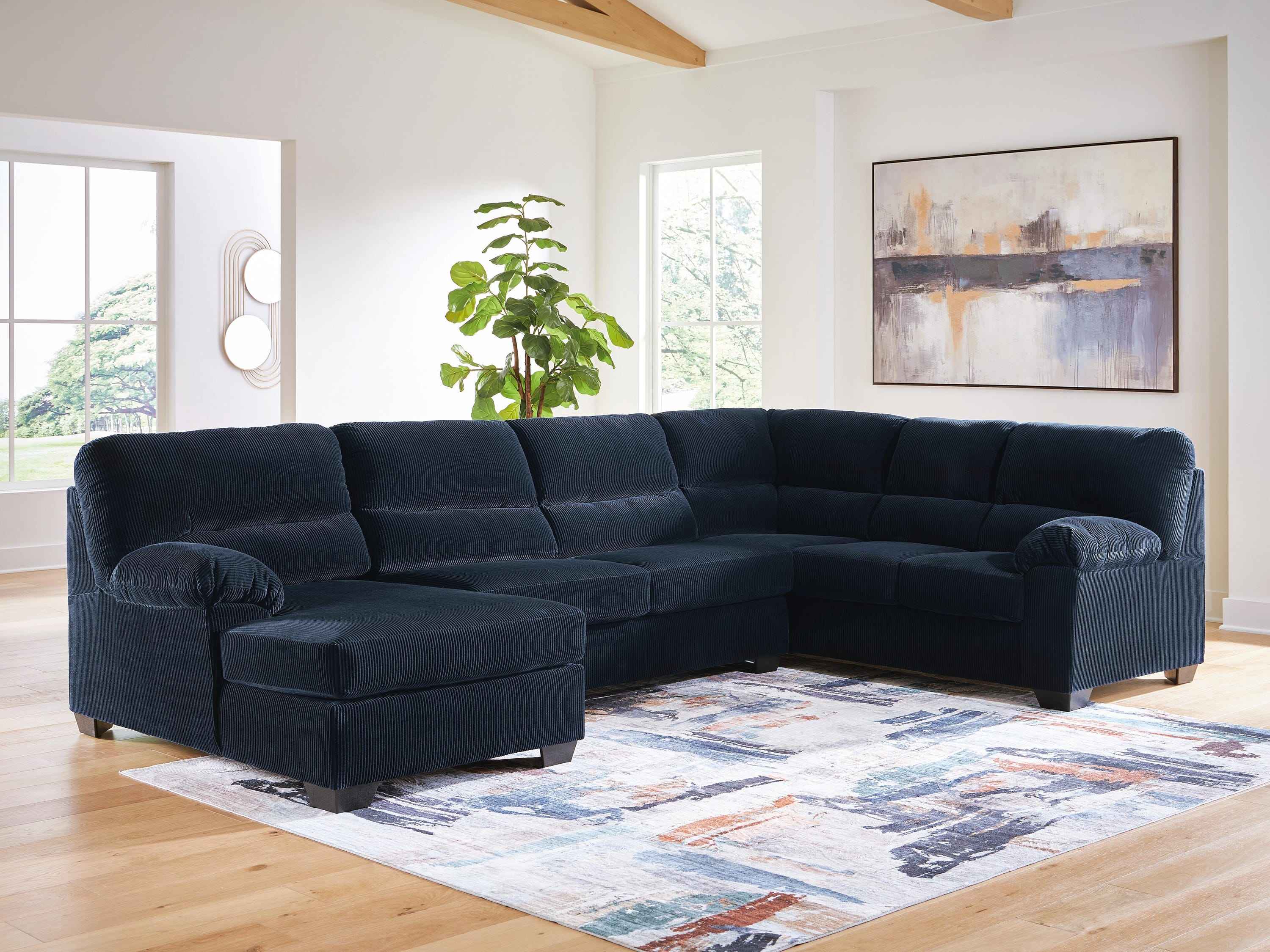 SimpleJoy 3-Piece Sectional w/ Chaise