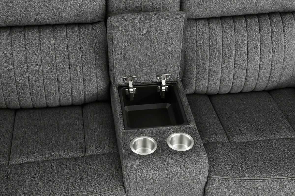 Brennen Double Reclining Love Seat With Center Console