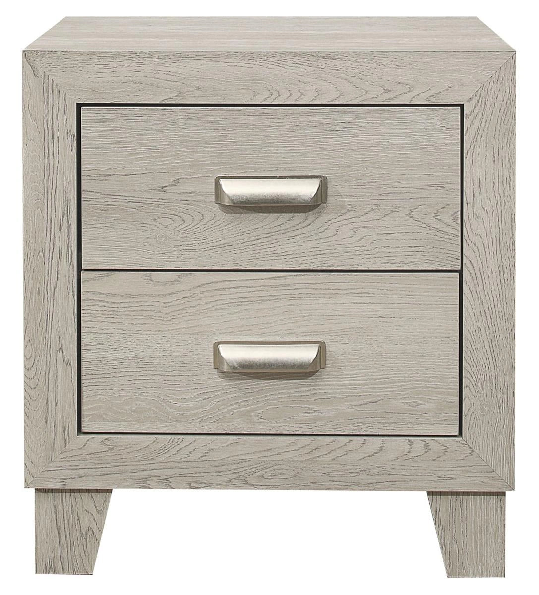 Quinby 2 Drawer Nightstand in Light Brown 1525-4