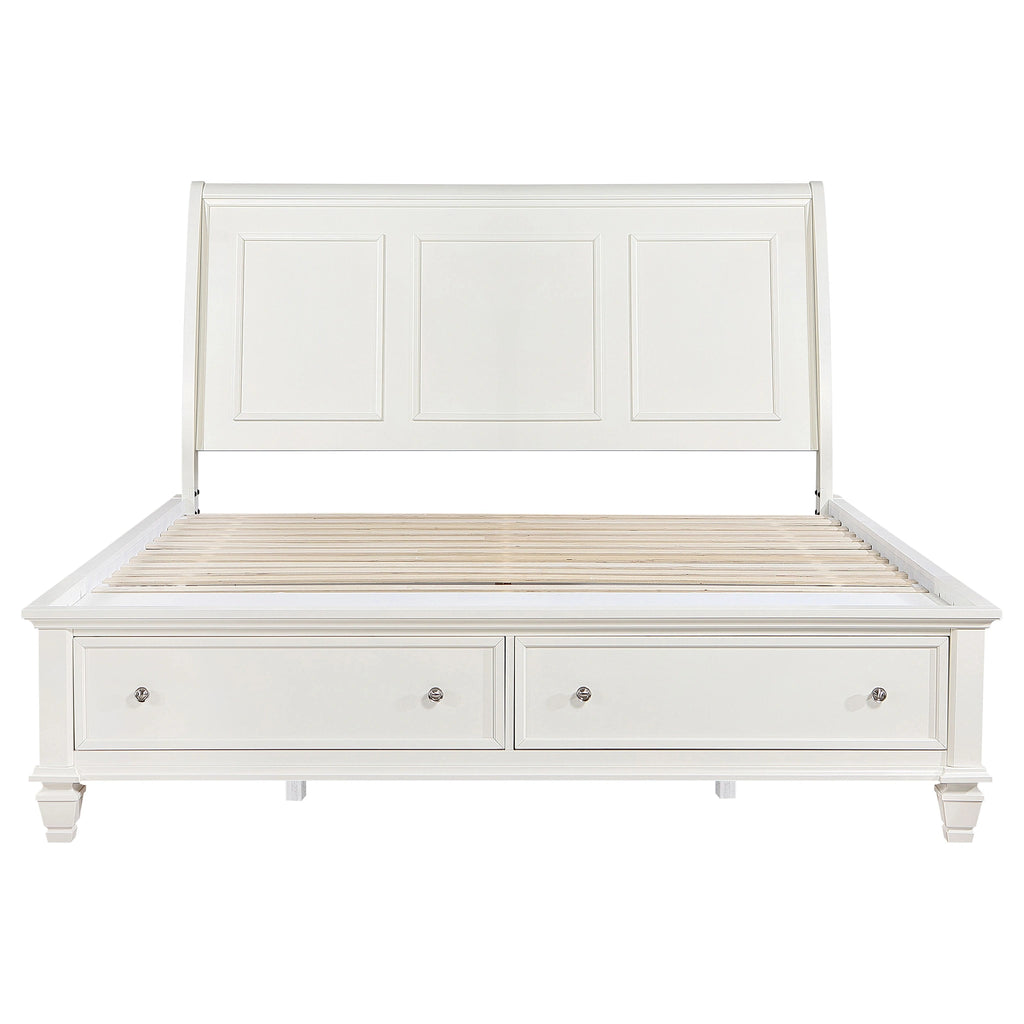 Sandy Beach Panel Platform Storage Bed