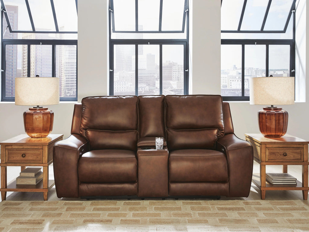 DeepWakes Power Reclining Loveseat with Console