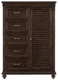 Cardona Wardrobe Chest in Driftwood Charcoal 1689-10