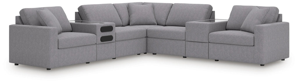 Modmax Balanced Sectional with Audio and Storage Consoles