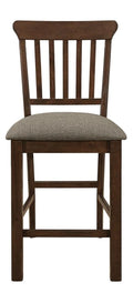 Schleiger Counter Height Chair in Dark Brown (Set of 2)