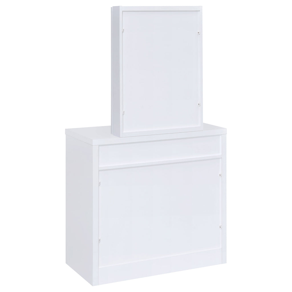 Harvey Makeup Vanity Table with Mirror and Stool