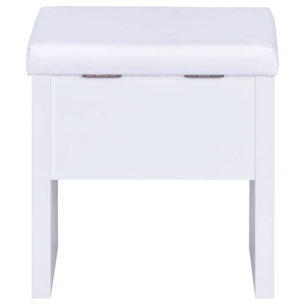Harvey Makeup Vanity Table with Mirror and Stool