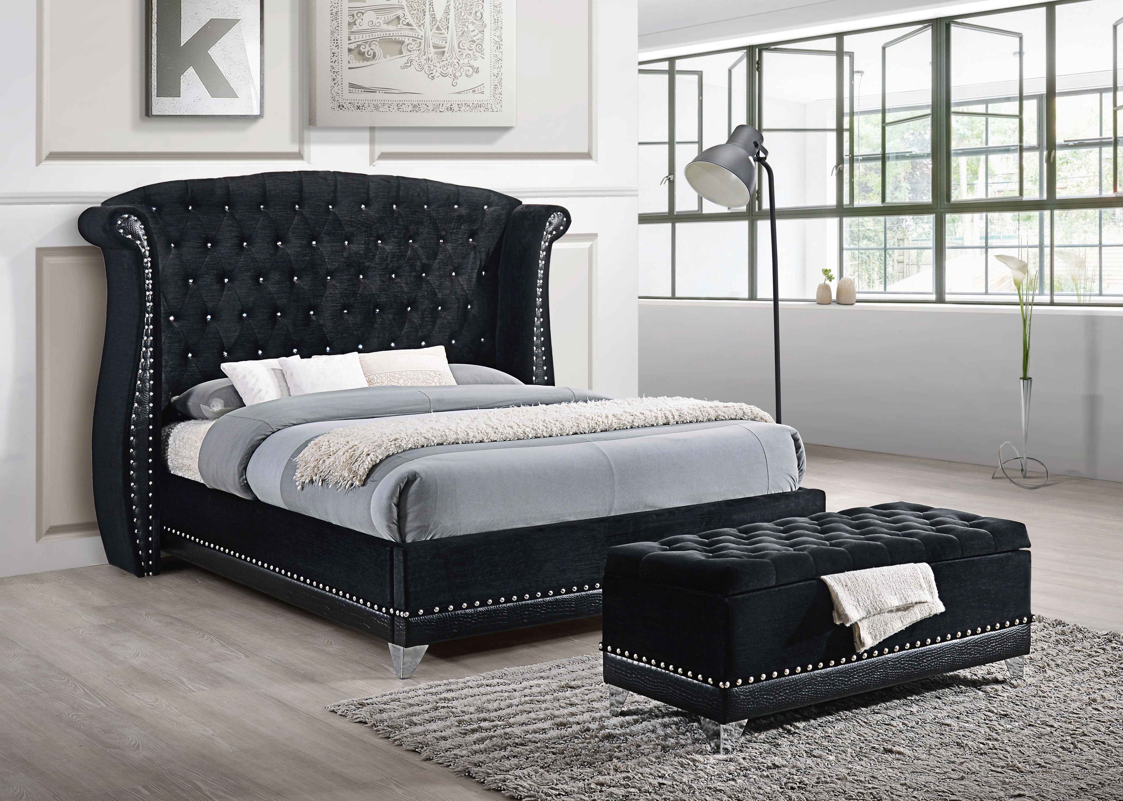 Barzini Wingback Platform Bed