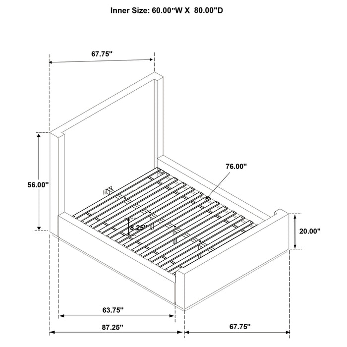 Nala Queen Bed - VIP FURNITURE (NJ)