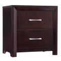 Edina 2 Drawer Nightstand in Espresso-Hinted Cherry 2145-4