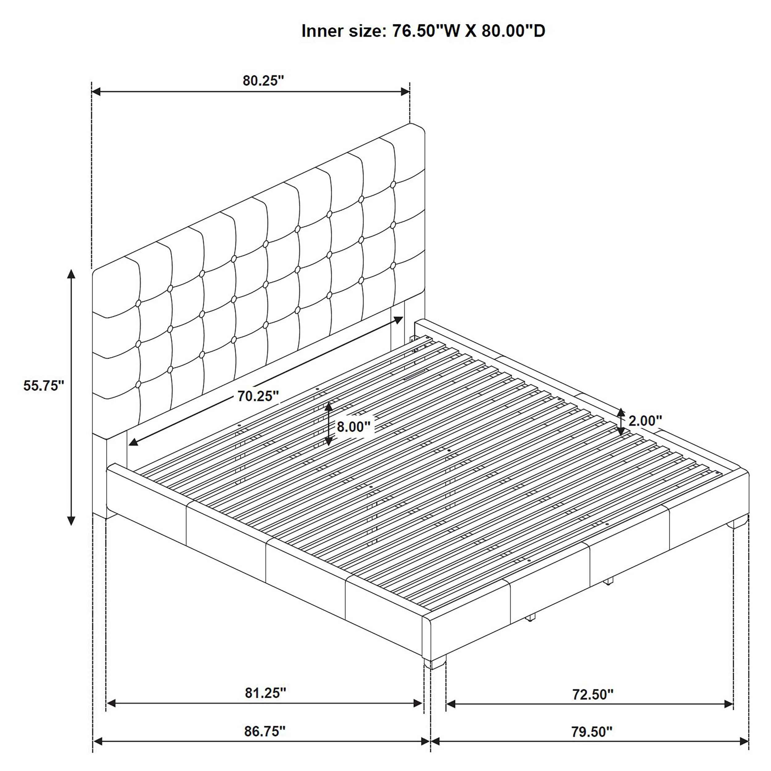 Medley Panel Platform Bed