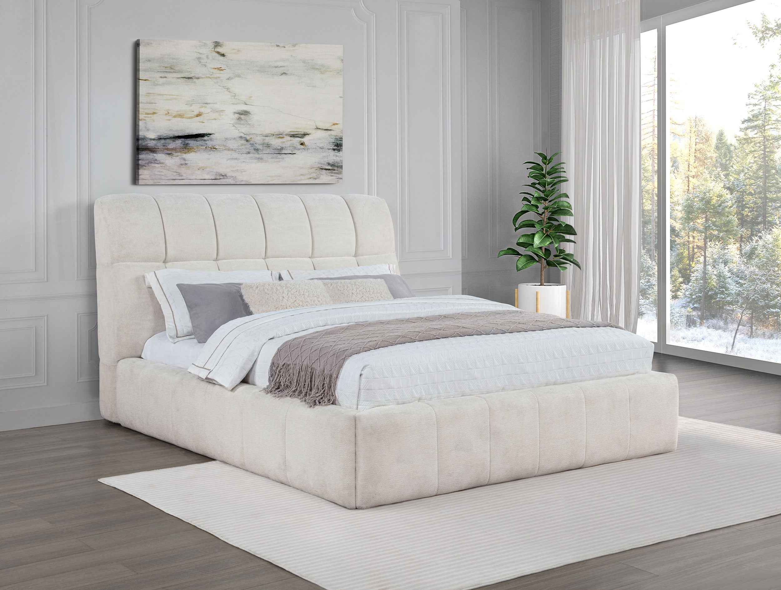 Nollet Panel Platform Bed