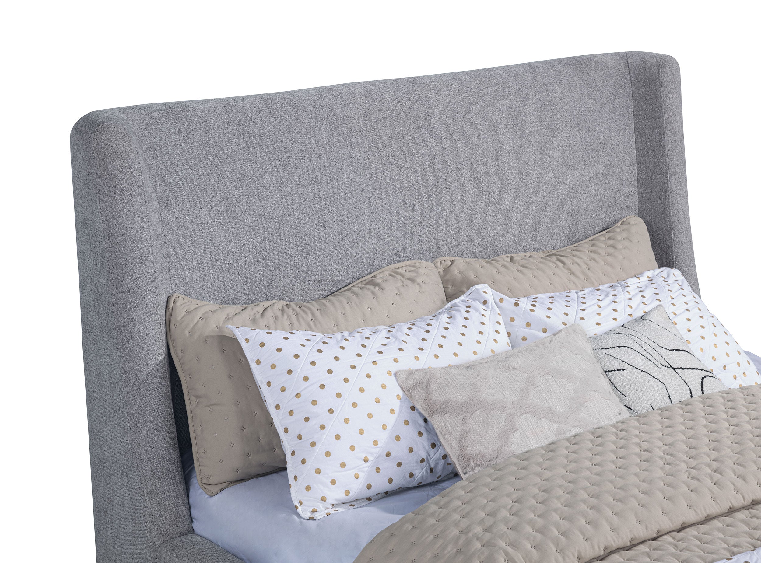 Rennes Wingback Platform Bed