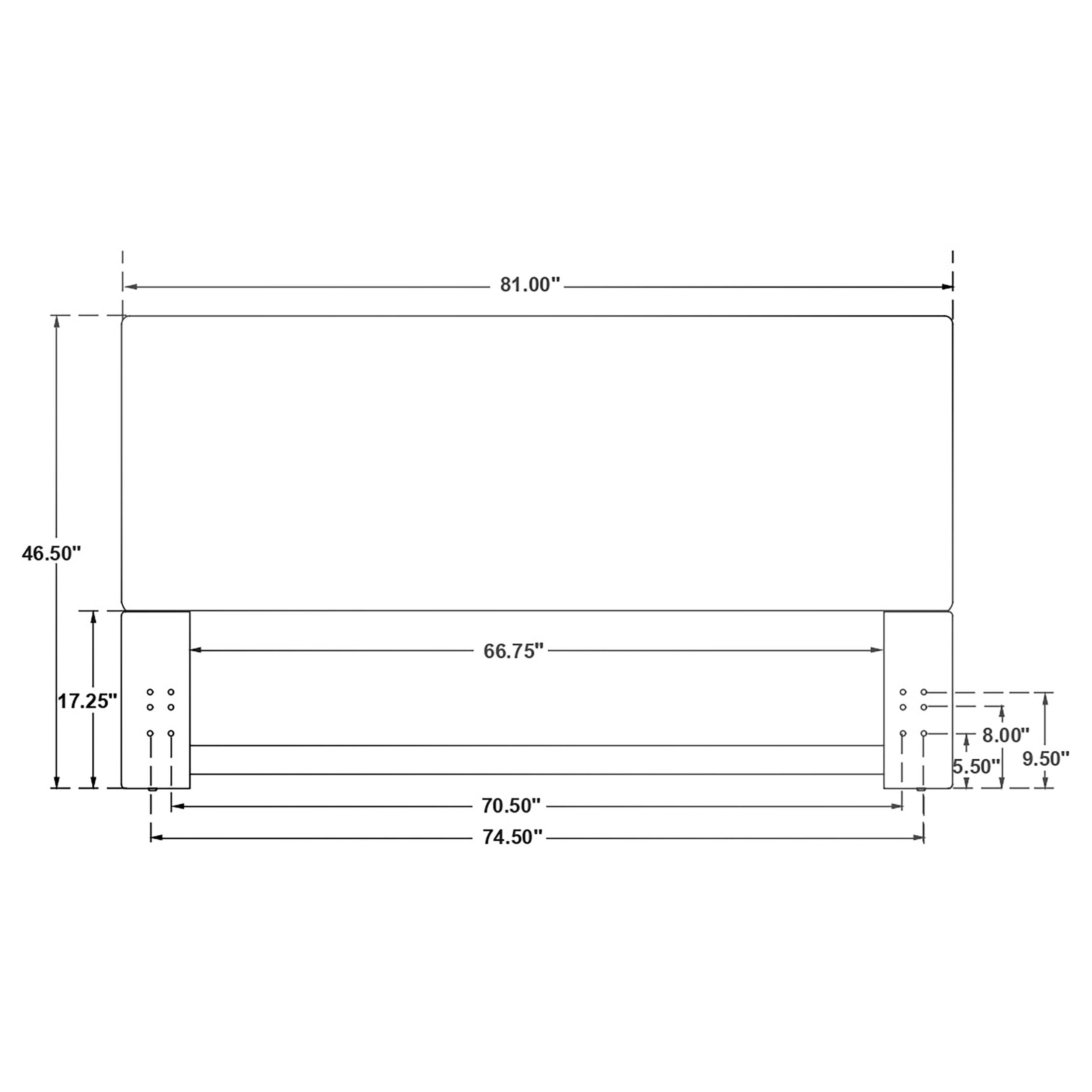 Izzy Eastern / California King Headboard