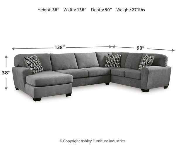 Birkdale Court Sectional with Chaise