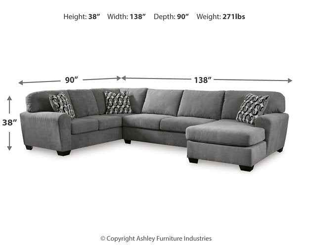 Birkdale Court Sectional with Chaise