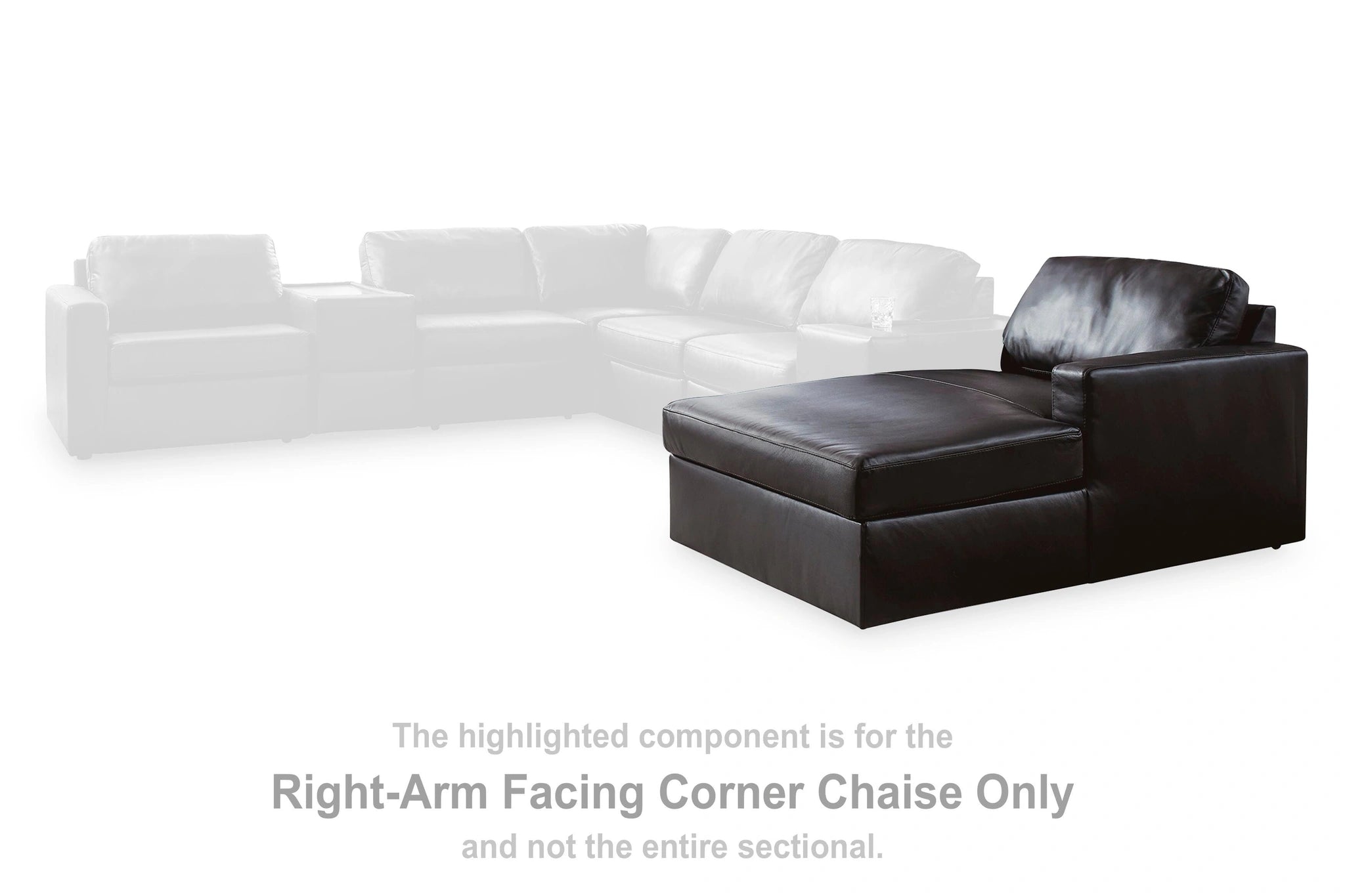 Modmax II Sectional with Chaise and Storage Consoles