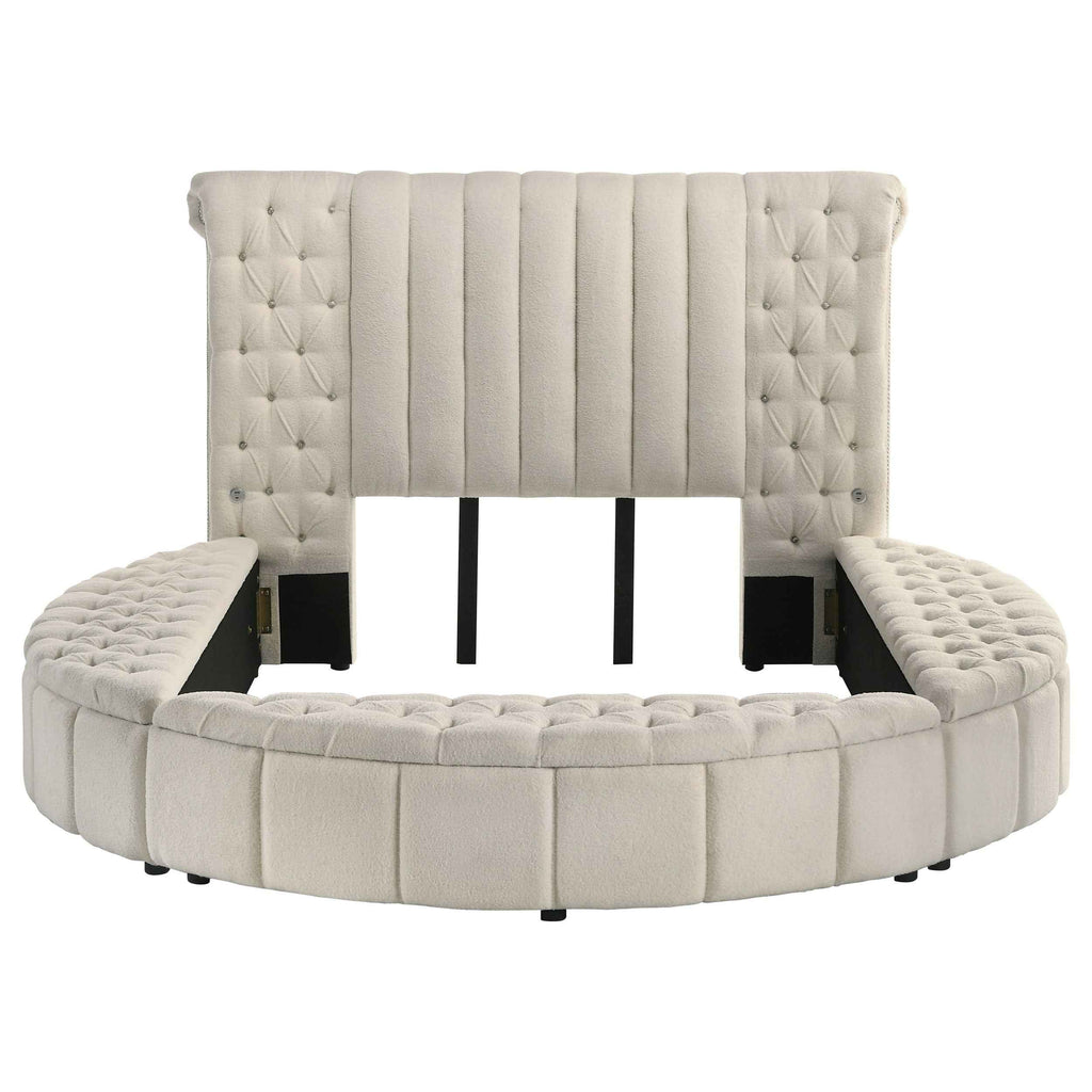 Sonya Panel Floor Storage Bed