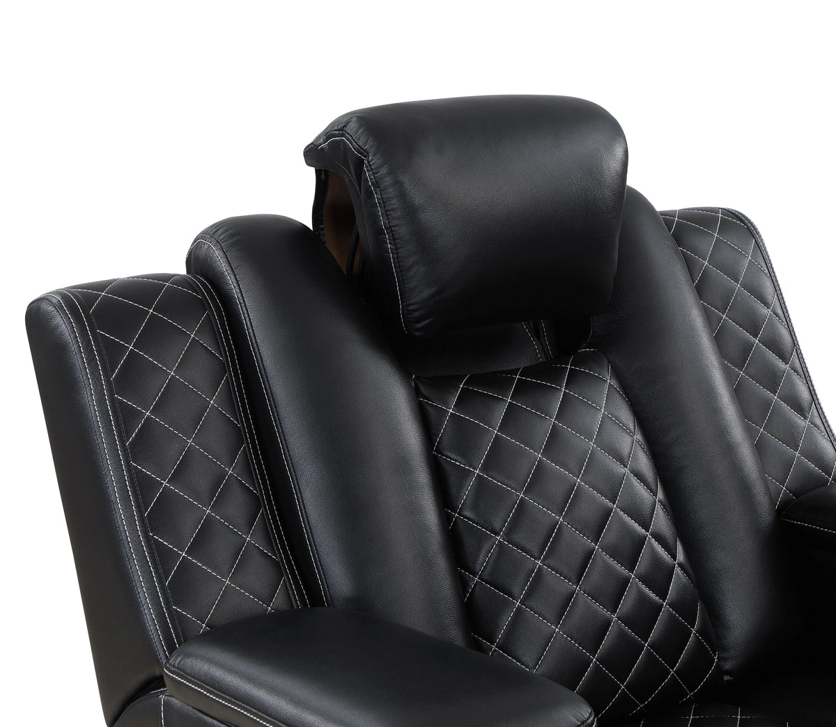 Radiant Pw D. Recln Loveseat W/ Console