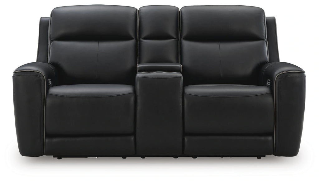 5Z-Comfort Power Reclining Loveseat with Console