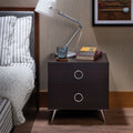 Elms Espresso Accent Table