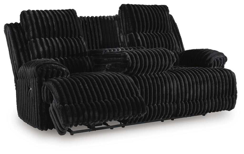 Rhine Falls Power Reclining Sofa with Drop Down Table