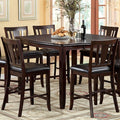 Edgewood II Espresso Square Counter Ht. Table