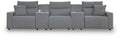 Modmax II 5-Piece Reclining Sectional with Consoles