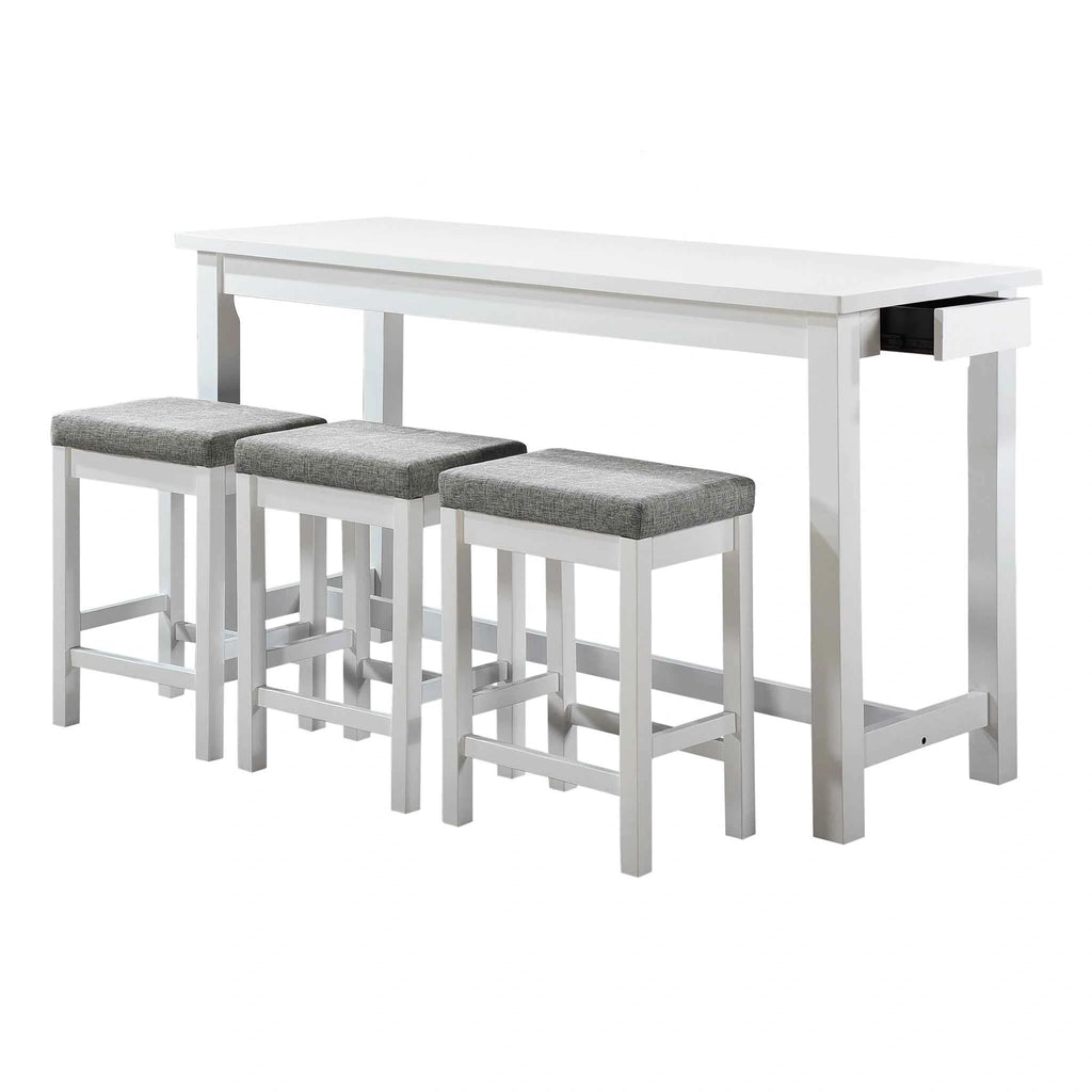Connected 4-Piece Pack Counter Height Set - Twin