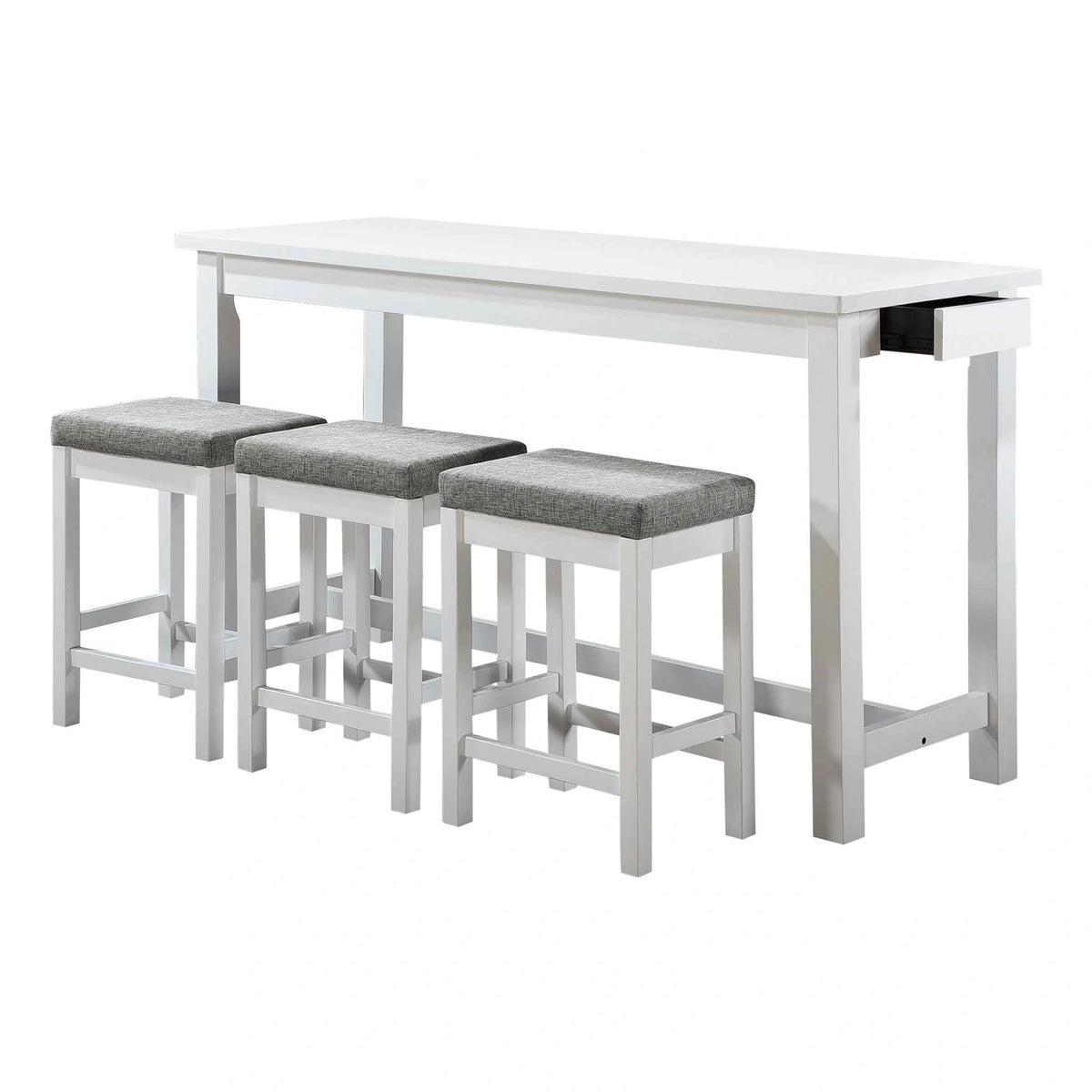Connected 4-Piece Pack Counter Height Set - Twin