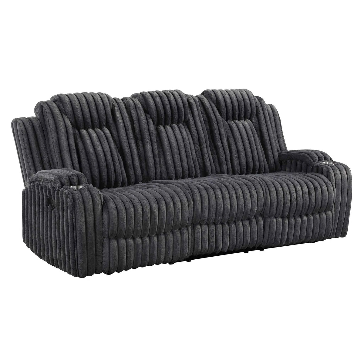 Phyllis Double Reclining Sofa With Cup Holders