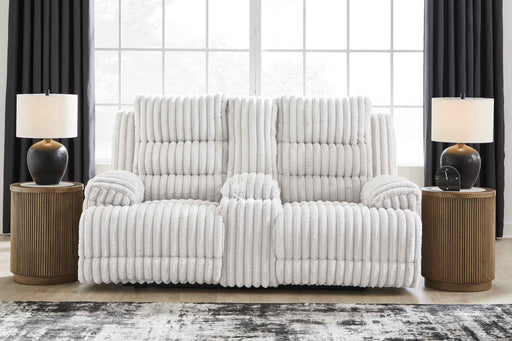 Rhines Falls Power Reclining Loveseat with Console