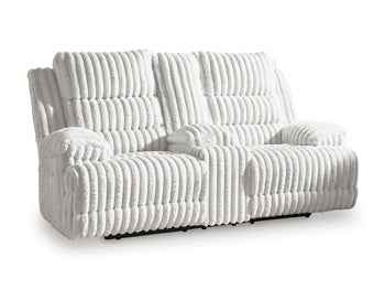 Rhines Falls Power Reclining Loveseat with Console