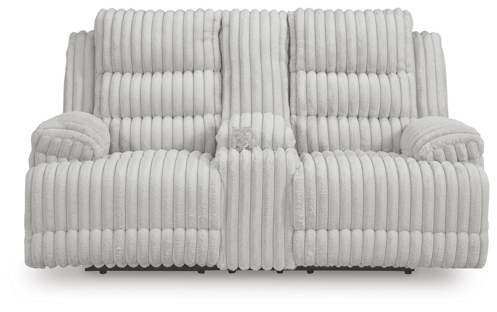 Rhines Falls Power Reclining Loveseat with Console