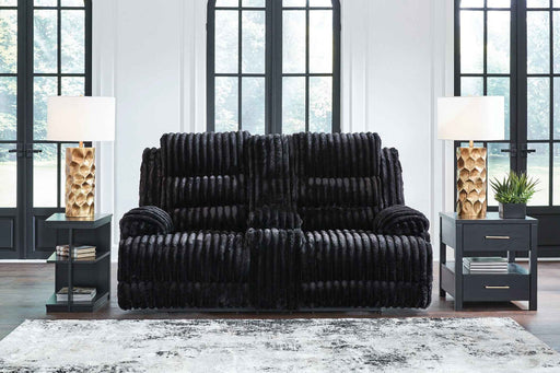 Rhine Falls Reclining Loveseat with Console