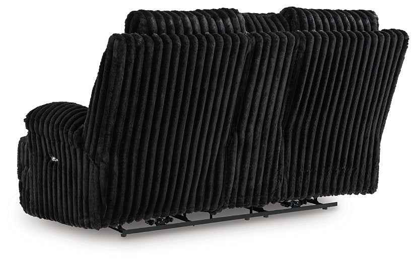 Rhine Falls Reclining Loveseat with Console