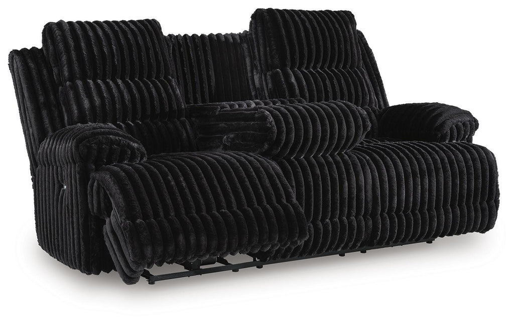 Rhine Falls Power Reclining Sofa with Drop Down Table